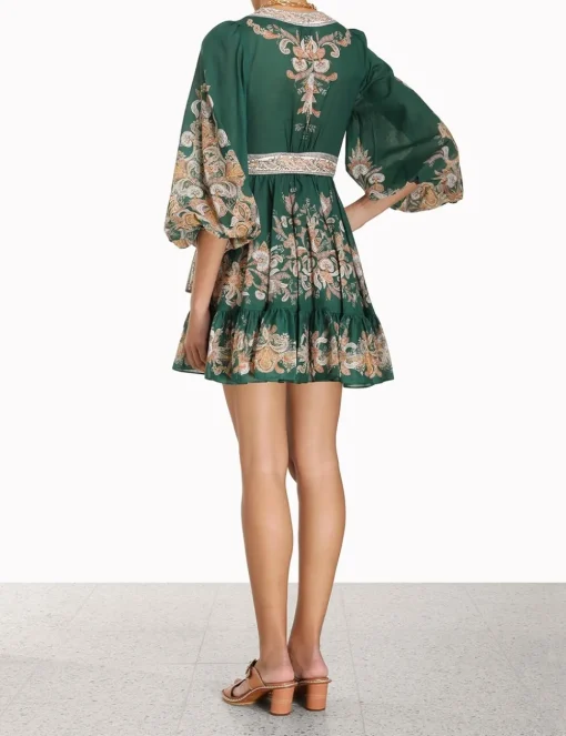 Devi Wrap Mini Dress