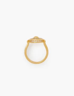Enamel Signet Ring
