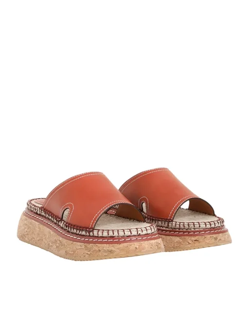 Flatform Espadrille Slide