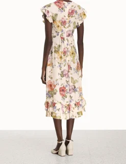 Frill Midi Dress
