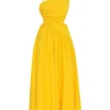 Ginger Asymmetric Midi Dress