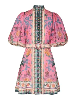 Ginger Buttoned Mini Dress