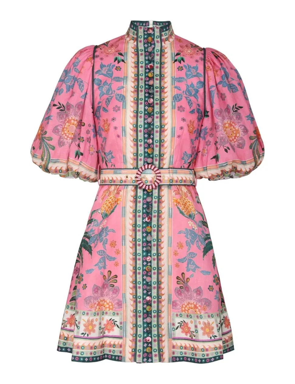 Ginger Buttoned Mini Dress