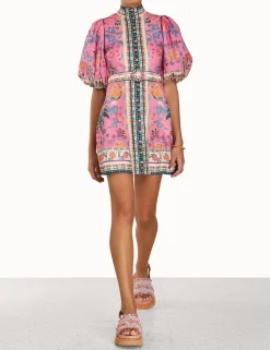 Ginger Buttoned Mini Dress