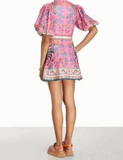 Ginger Buttoned Mini Dress