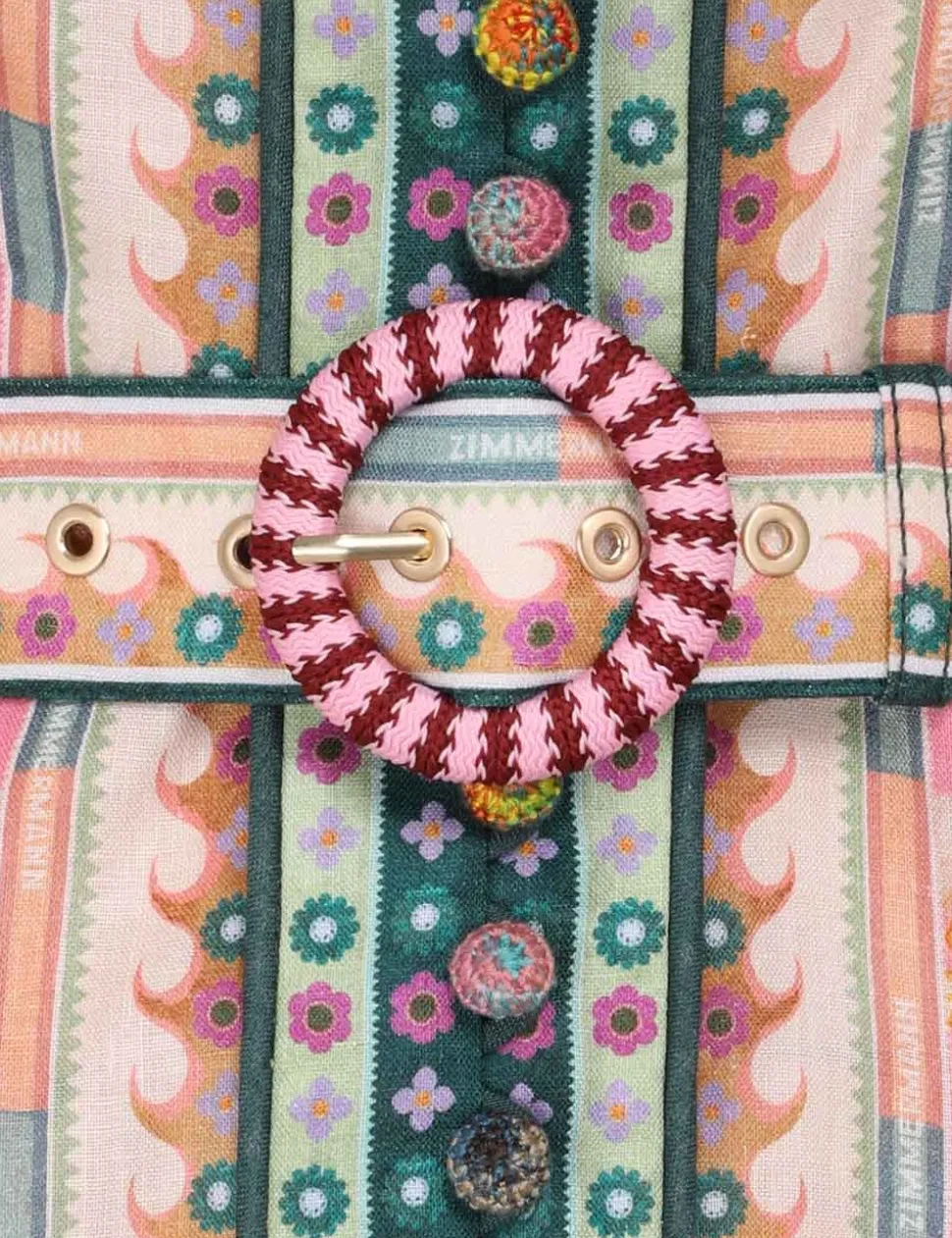 Ginger Buttoned Mini Dress