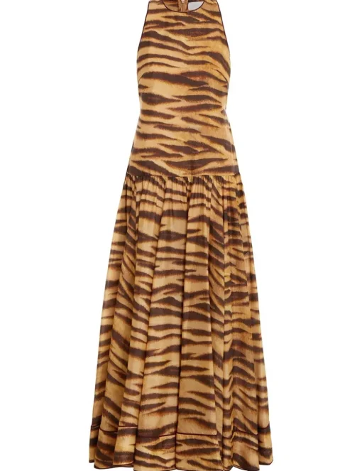 Ginger Drop Waist Midi Dress