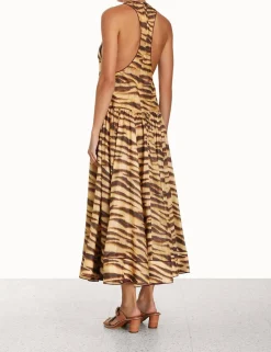 Ginger Drop Waist Midi Dress