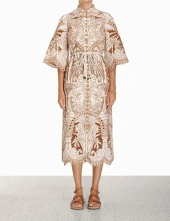 Ginger Embroidered Shirt Dress