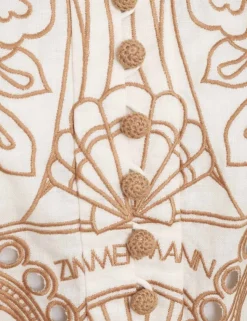 Ginger Embroidered Shirt Dress