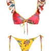 Ginger Frill Shoulder Bikini