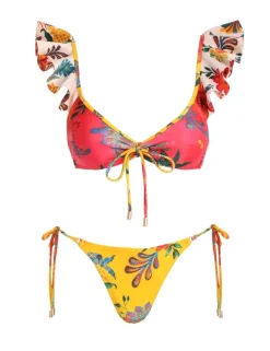 Ginger Frill Shoulder Bikini