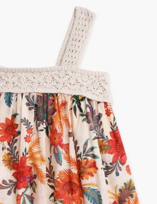 Ginger Knit Trim Dress