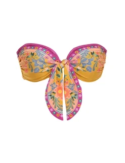 Ginger Scarf Tie Bra