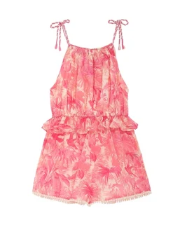 Ginger Tie Shoulder Playsuit