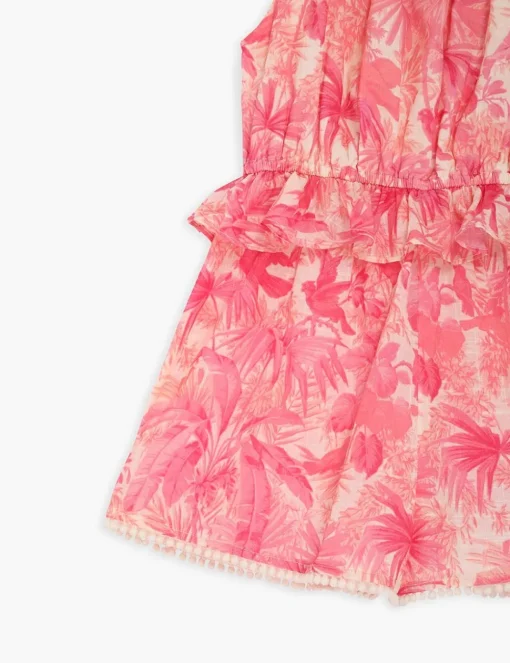 Ginger Tie Shoulder Playsuit