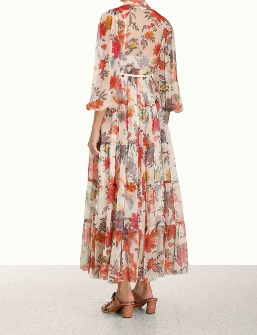 Ginger Tiered Midi Dress