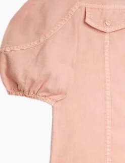 Ginger Utility Denim Top