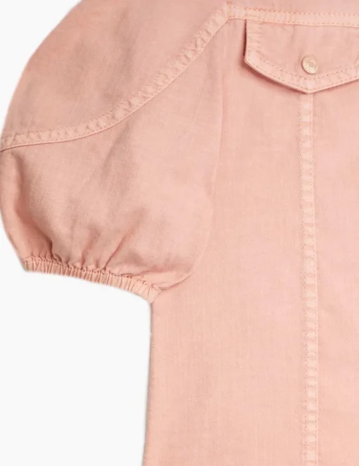Ginger Utility Denim Top