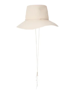 Glazed Straw Collapsible Hat