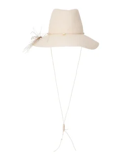 Glazed Straw Collapsible Hat