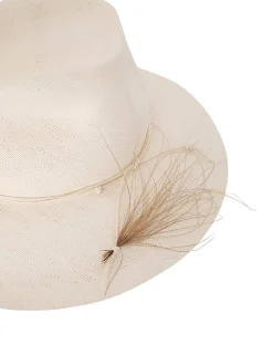 Glazed Straw Collapsible Hat