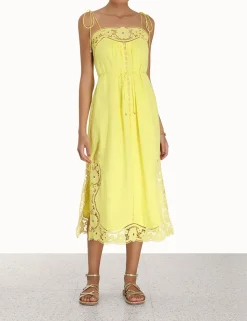 Halcyon Broderie Slip Dress