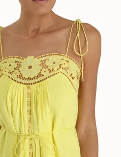 Halcyon Broderie Slip Dress