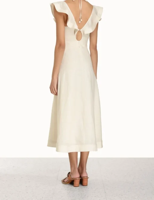Halcyon Flutter Midi Dress