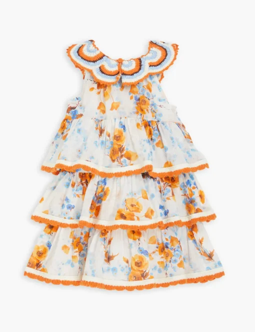 Halcyon Scallop Crochet Dress