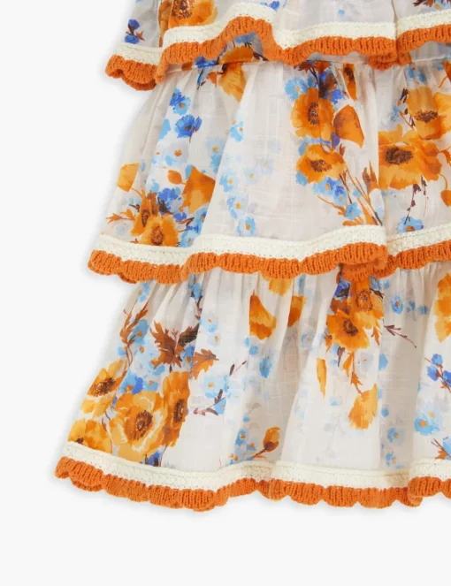 Halcyon Scallop Crochet Dress