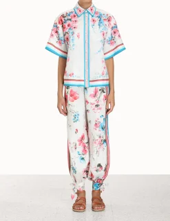 Halcyon Stripe Harem Pant