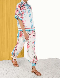 Halcyon Stripe Harem Pant