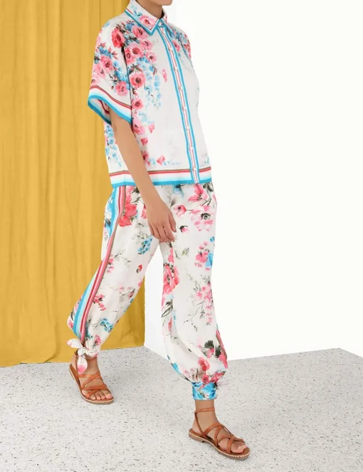 Halcyon Stripe Harem Pant