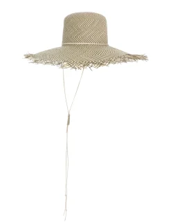 Herringbone Wide Brim Hat