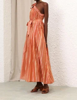 Junie Asymmetric Midi Dress