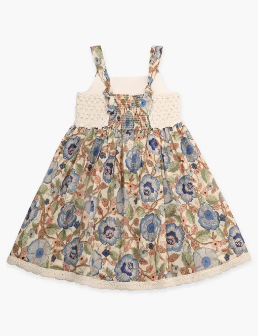 Junie Crochet Top Woven Dress