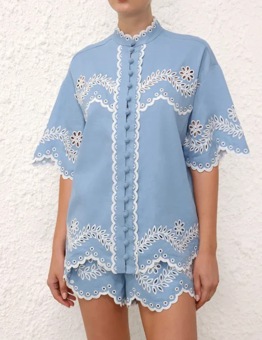 Junie Embroidered Shirt
