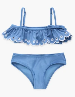 Junie Embroidery Frill Bikini
