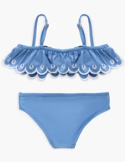 Junie Embroidery Frill Bikini