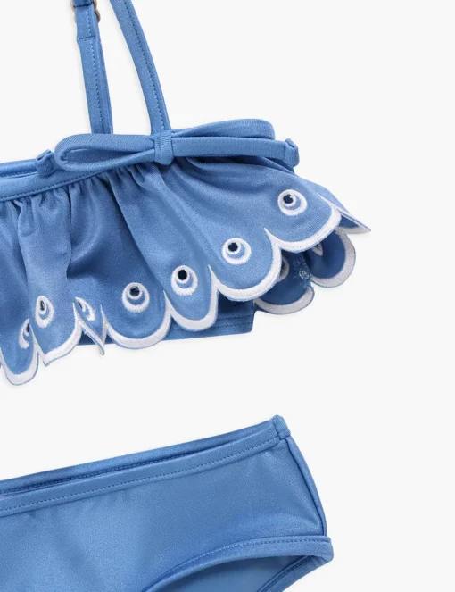 Junie Embroidery Frill Bikini
