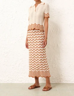 Junie Textured Knit Skirt