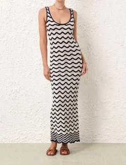 Junie Textured Knit Tank Dress