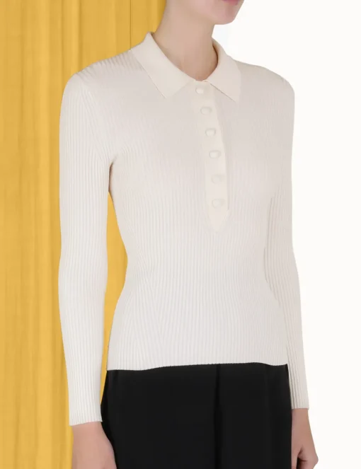 Knit Polo Top