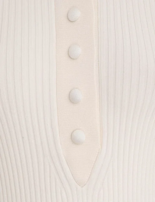 Knit Polo Top
