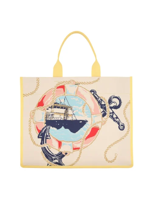 Large Jacquard Tote