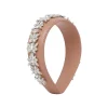 Leather Crystal Headband