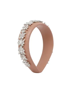 Leather Crystal Headband
