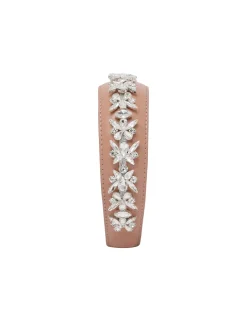 Leather Crystal Headband