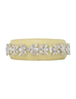 Leather Crystal Headband